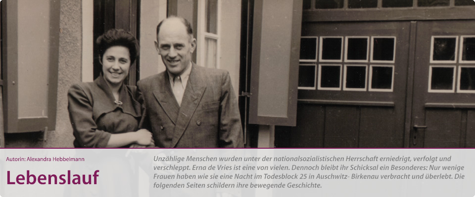 Erna und Josef de Vries vor ihrem Haus in Lathen.
